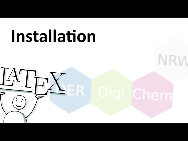 LaTeX: Installation