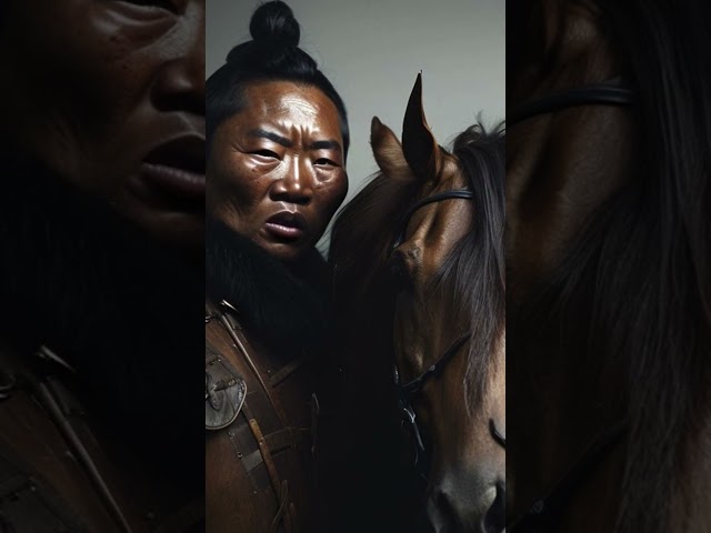 Genghis Khan The Horse Whisperer | His Extraordinary Skill: Mongol Leader #genghiskhan #khan #shorts