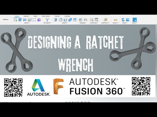 Creating a Ratchet Wrench in Fusion 360 - Full Design Process