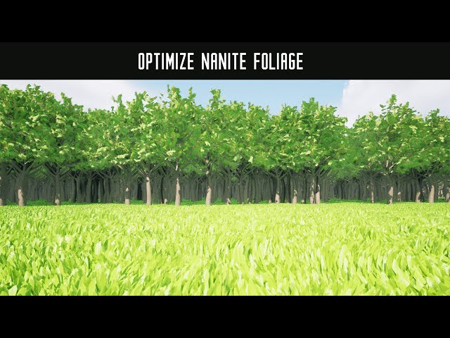 Nanite Foliage Optimization Trick | Unreal Engine Tutorial