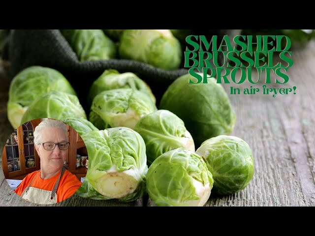 Smashed Brussels Sprouts | Air Fryer