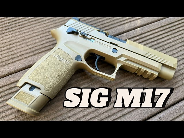 Review SigAir Proforce M17 P320 Airsoft Pistole | 4K HDR