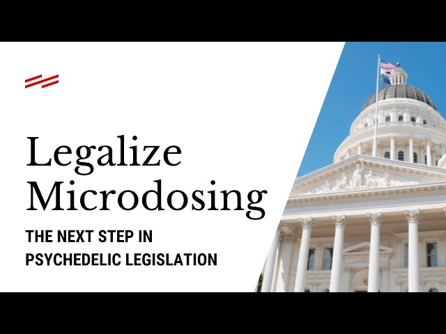 Legalize Microdosing: The Next Step In Psychedelic Legislation