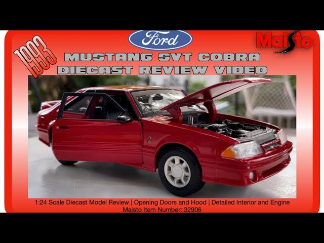 Diecast Review Day! Maisto 1993 Ford Mustang SVT Cobra Fox Body