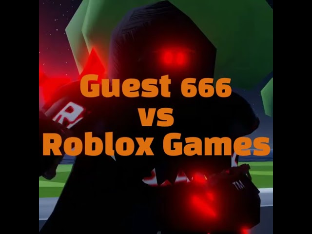 Guest 666 vs Roblox Game Characters