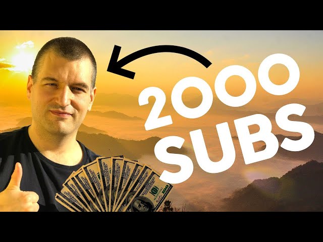 How much money can you make on YouTube with 2000 subscribers?