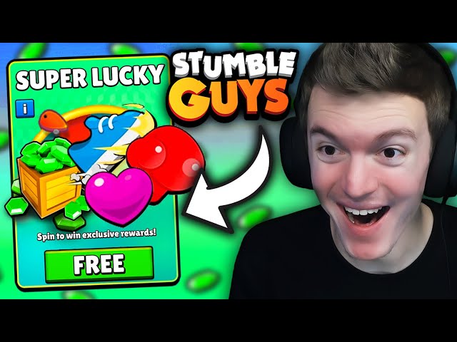 *LUCKIEST* SUPER LUCKY WHEEL SPIN EVER IN STUMBLE GUYS!
