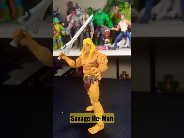 Masters of the Universe Revelation Savage He-Man #shorts