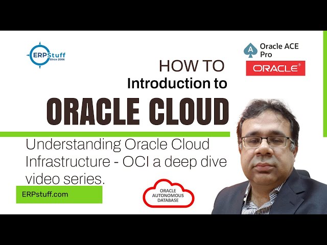 01 - Understanding Oracle Cloud Infrastructure - OCI a deep dive  video series