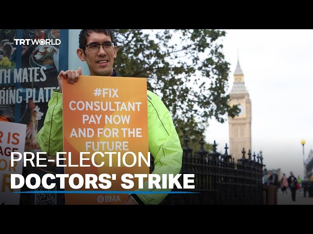 Junior doctors in UK begin a five-day strike over pay dispute