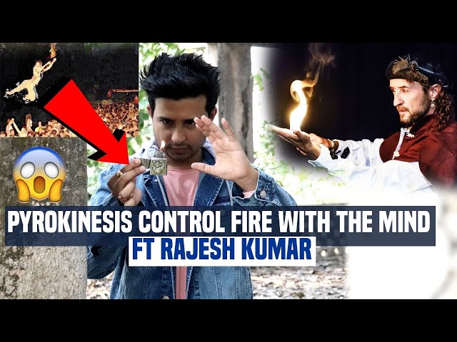 Controlling fire 🔥 with power of mind #pyrokinesis #shorts