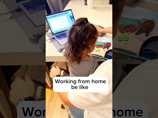 Multitasking is not for the weak 🫠🫠😂#workingfromhome #strikeisnofun #momof2 #portland #oregon