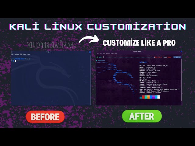 Customize your Kali Linux Terminal like a PRO!