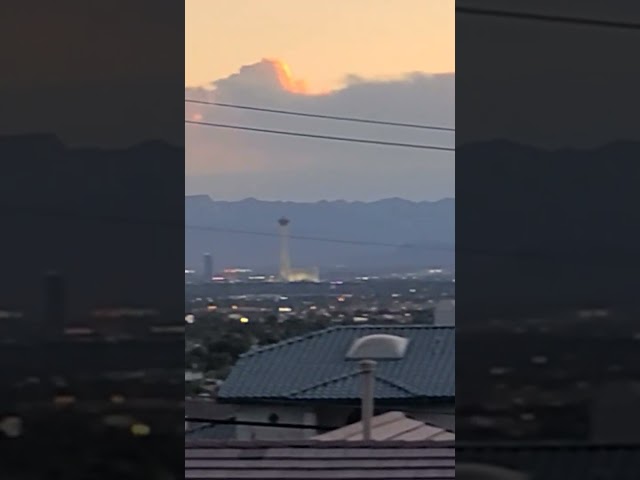 Did you see tonight's Las Vegas sunset? Check this out! 06.24.2024 #weather #shorts #video #viral