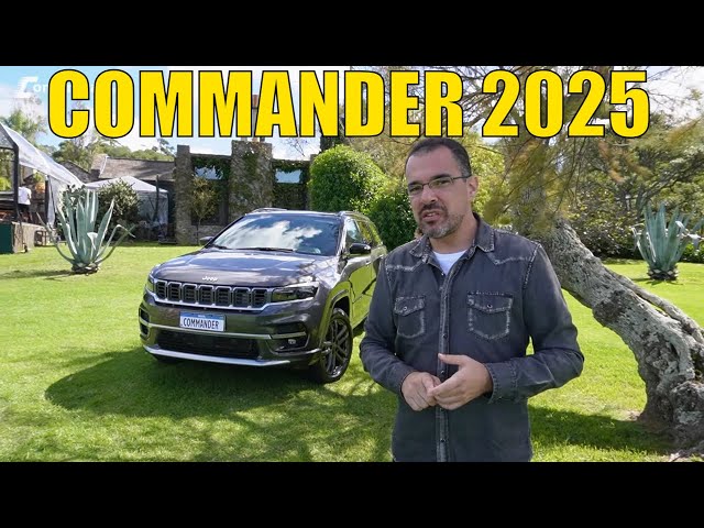 Jeep Commander 2025 - Novas versões com motor 2.0 turbo de 272 cavalos