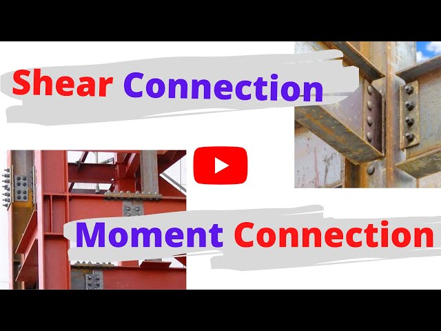 Shear Connection vs Moment Connection: Definition and Difference of Shear and  Moment Connection