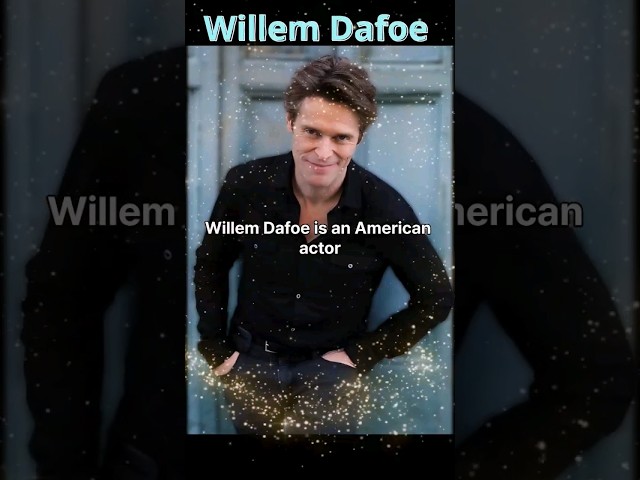 Willem Dafoe #inspiration #movie #actor