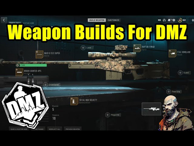 My Weapons Builds & Tuning for DMZ