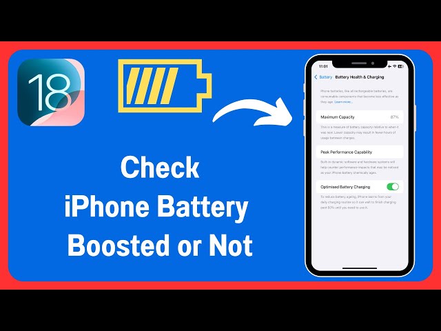 New Method: How To Check iPhone Battery Boosted or Not (2024)
