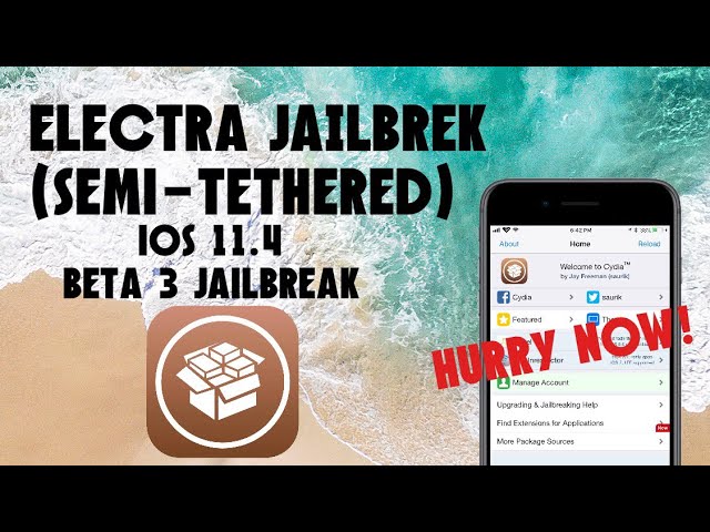 ELECTRA JAILBREAK IS OUT NOW! iOS 11.4 B3 READY TO JAILBREAK
