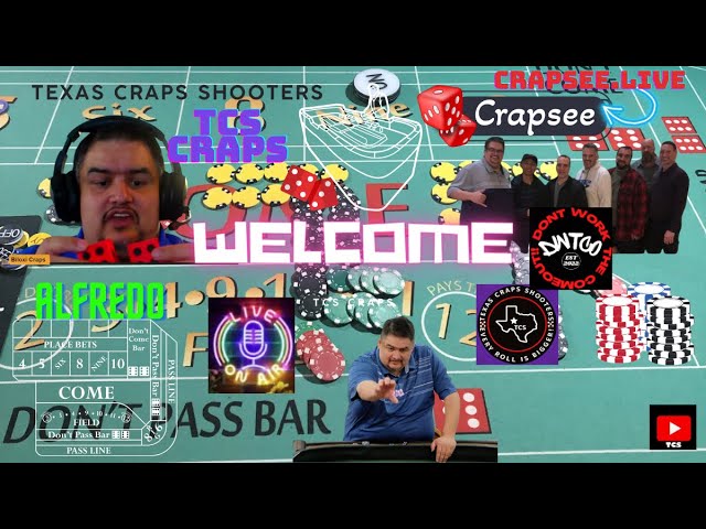 LIVE Craps Live w/ new Live Crapsee working out the KINKS // Follow IG @aleonTCS #crapslive #craps