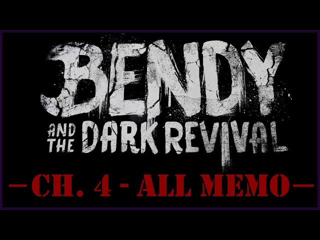 Bendy and the Dark Revival - Chapter 4 - All Memo Locations