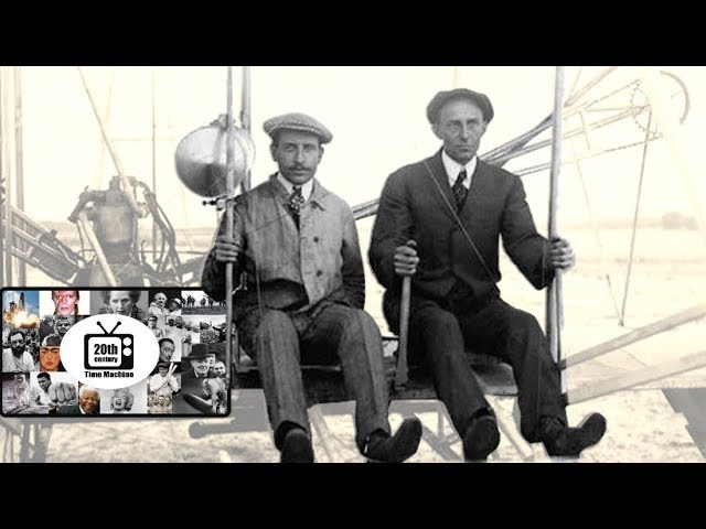 Orville Wright, Wilbur Wright, Original Footage!!! First Flight Mlitary Airplane 1909