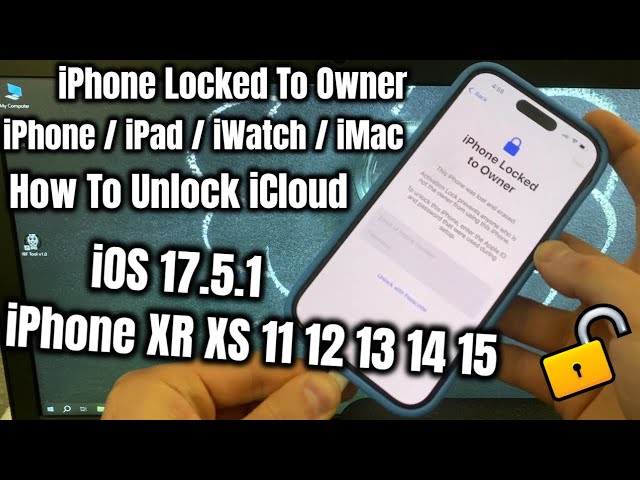 iPhone Locked to Owner How to Unlock Apple id Bypass iCloud iPhone 14 15 13 12 11 XS XR