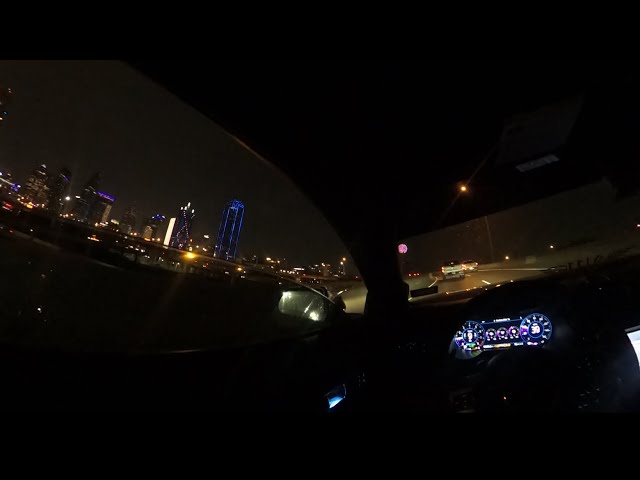 Night Drive POV in a S550 Mustang GT