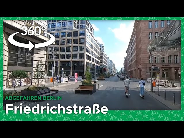 Friedrichstraße Berlin mit dem Rad – 360° Berlin Cycling Diary