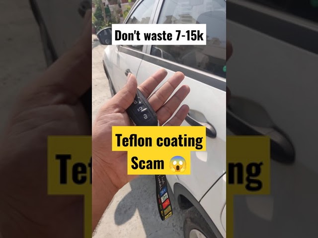 Teflon coating Scam 😱 #shorts #scam #cartips