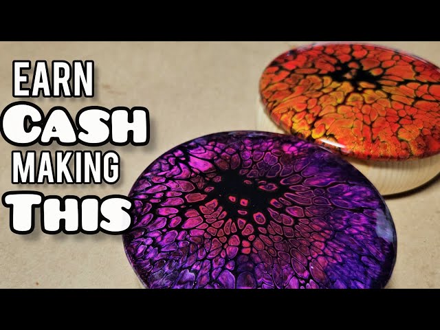 NEW! Earn Some Cash Creating These! Acrylic Pouring Art That Sells!