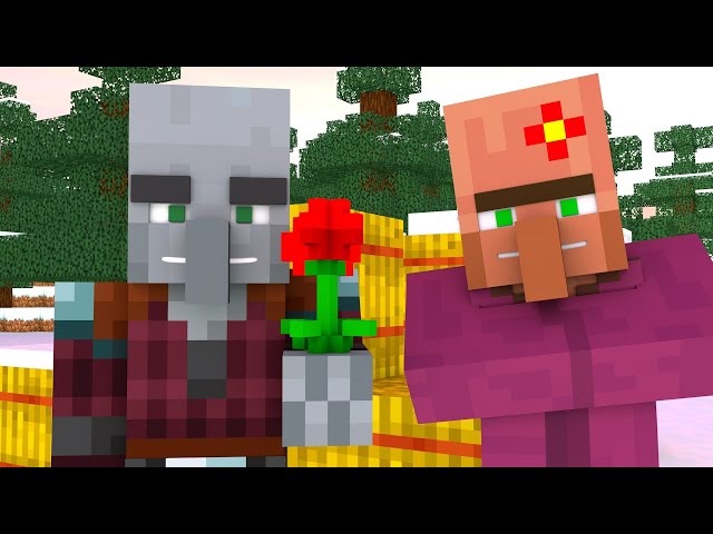 Little Pillager And Villagers Life -  FULL ANIMATION