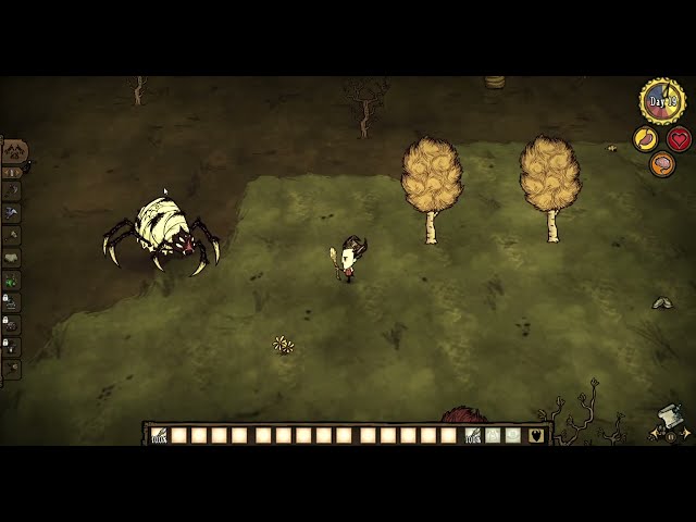 How to defeat a Spider Queen in Don't Starve Together.