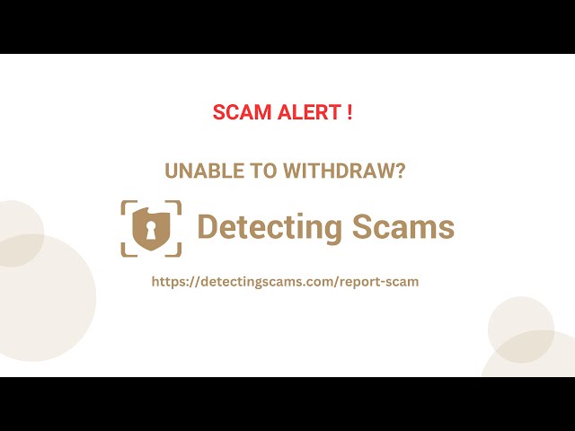 Scam Alert! Unable to withdraw on wirebitcoin.com? Report and Share your experience