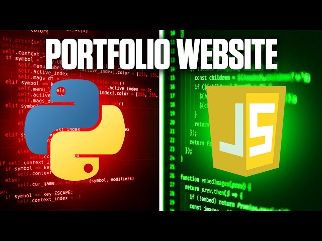Python + JavaScript - Portfolio Web App Tutorial