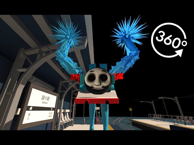 [4K VR 360°] Scary thomas the tank engine