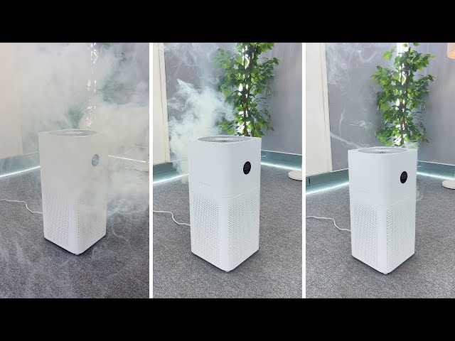 Xiaomi Air Purifier VS smoke bombs!!! 💣💣💣 #SHORTS