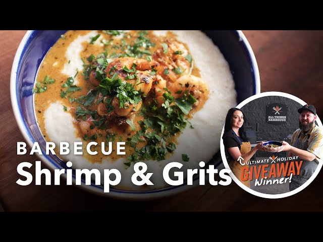 BBQ Shrimp and Grits w/ UHG Giveaway Winner | Chef Tom X All Things Barbecue