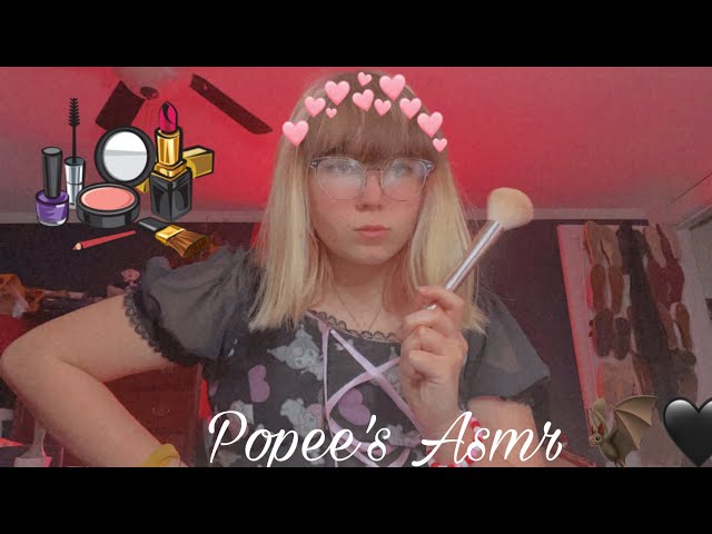 Getting your makeup done! ASMR 🖤 Popee’s ASMR
