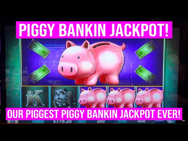 PIGGY BANKIN SLOT JACKPOT! OUR BIGGEST PIG JACKPOT EVER!
