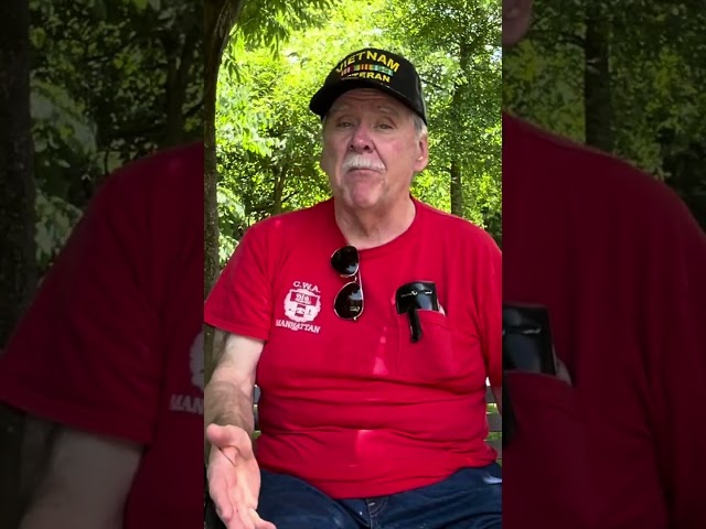 Vietnam Vet Michael O’Kane is happy Elmhurst Park is a Park and not a Home Depot #nycparks #veteran