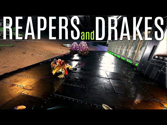 THE DESCENT FOR ROCK DRAKES and Reaper King! - Official 6 Man Tribes (E7) - ARK Survival