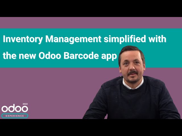 Inventory Management simplified with the new Odoo Barcode app
