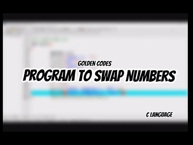 Program To Swap Numbers Without 3rd Variable #coding #clanguage #youtube #code #trending
