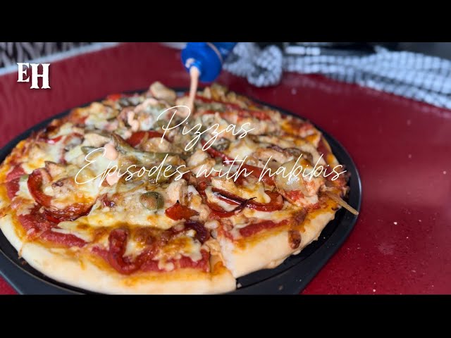 Cooking pizza | easy recipe | pizza at home | episodes with Habibis