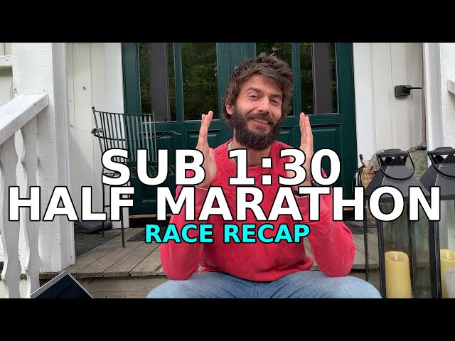 My First Sub 90 Half Marathon //  Race Recap