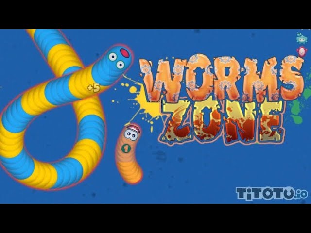 Worms zone live gameplay || hungry snake #trending