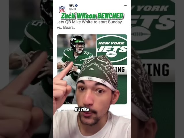 Zach Wilson BENCHED! Mike White To Start For Jets!