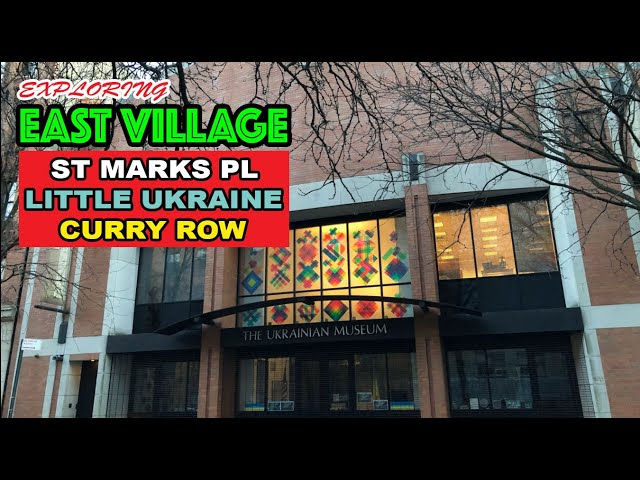 💖 NYC Walk [HD]: Exploring East Village - Little Ukraine (Мала Україна), St Marks Place & Curry Row